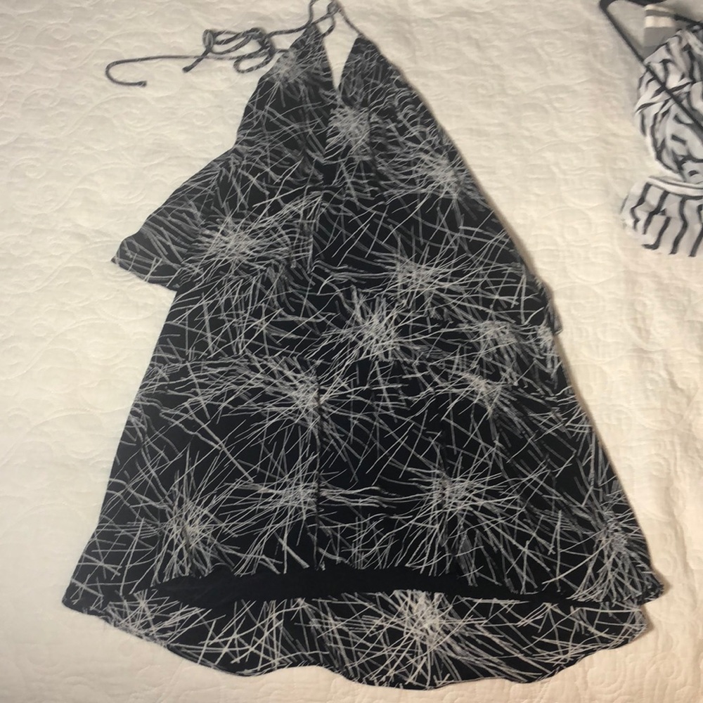 Diane von Furstenberg two tier halter dress